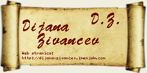 Dijana Živančev vizit kartica